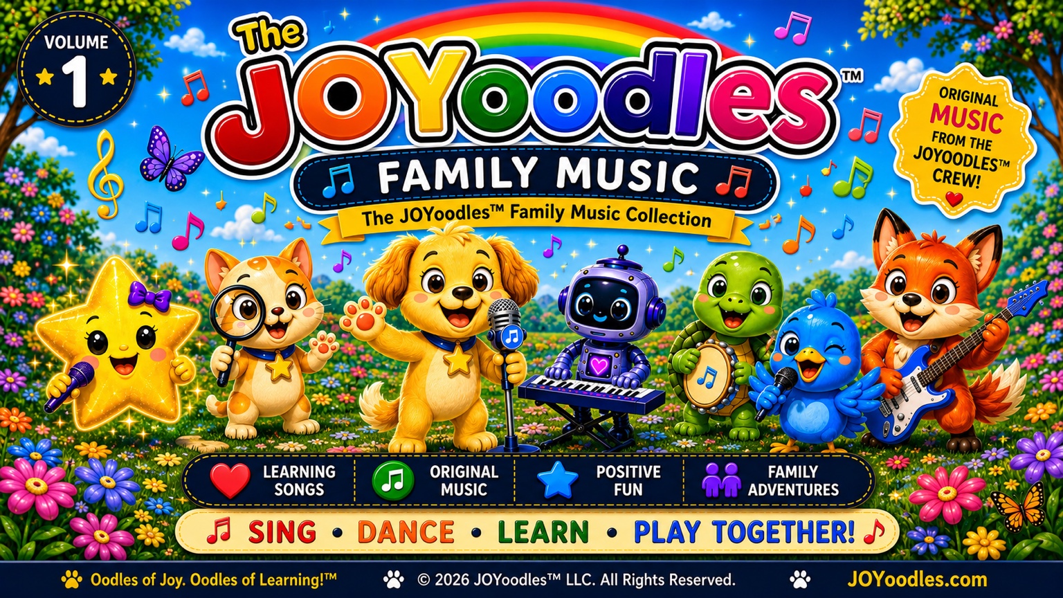 JOYoodles Family Music album artwork
